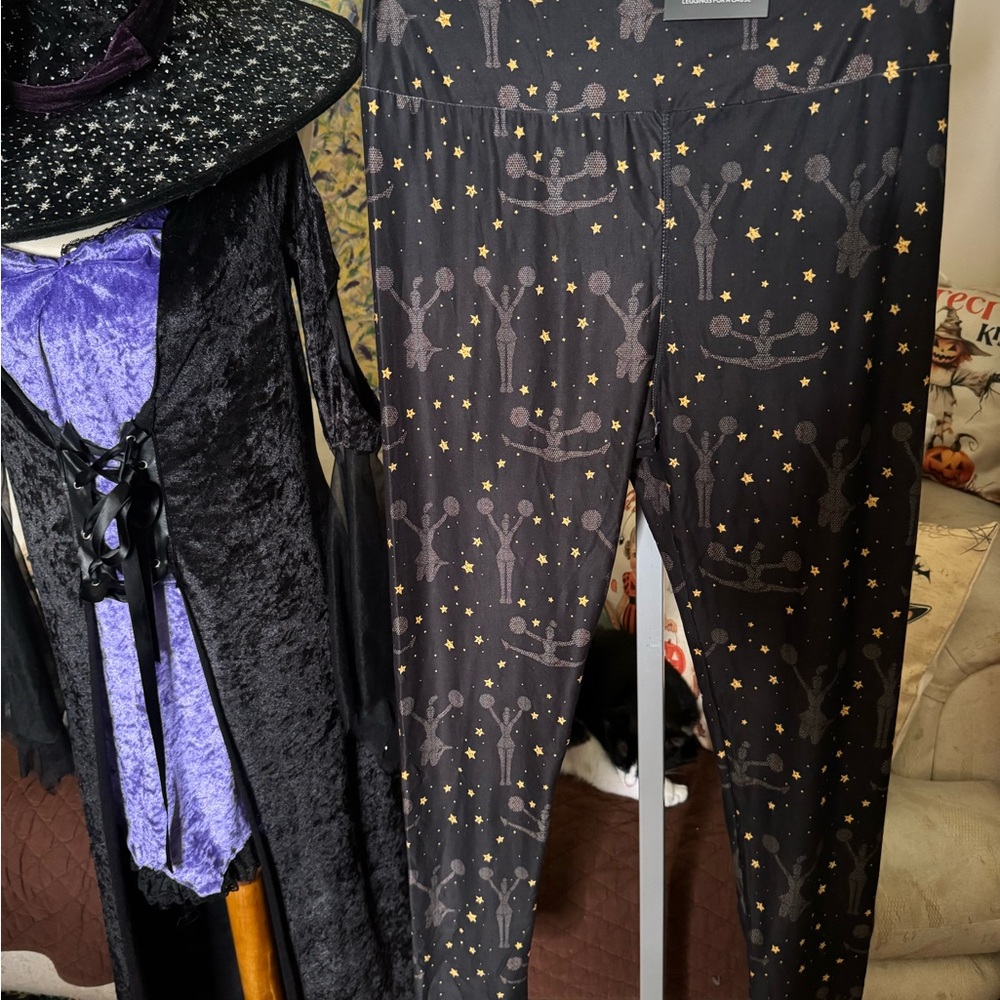 New Charlie's Project with Tags Cheerleader Leggings Tall/curvy